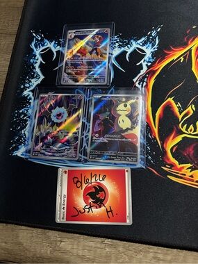 TCG Japanese trio of Special Art Rares, Near Mint